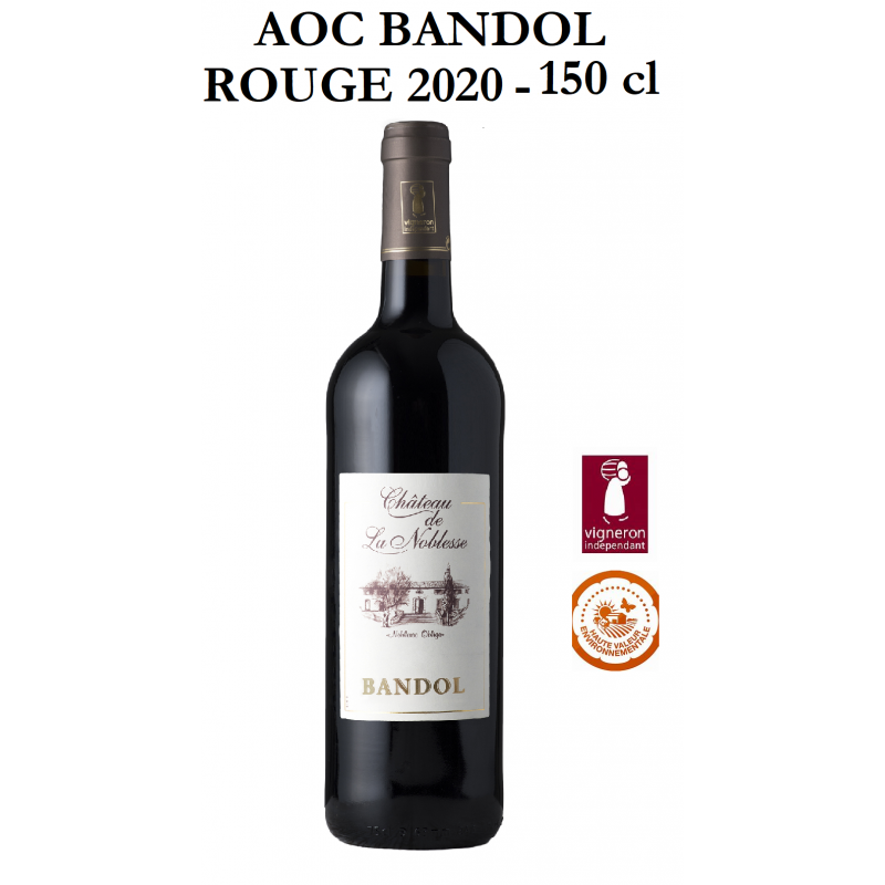 Vins rouges AOC BANDOL du Château de Noblesse - Cuvée Noblesse 2020 Vins rouges AOC BANDOL du Château de Noblesse - Cuvée Noblesse 2020